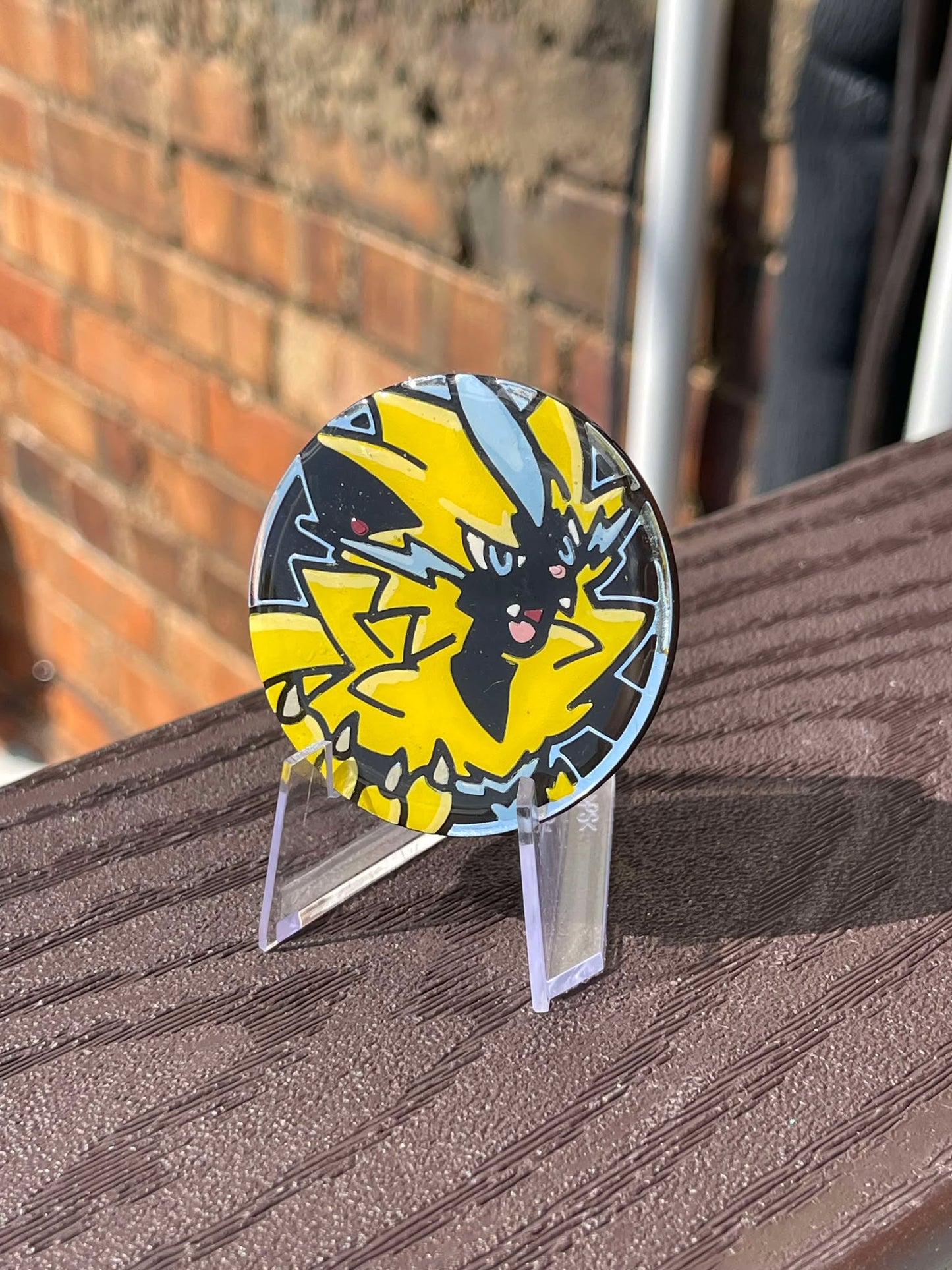 OOPS - Zeraora Painted Pokemon Coin - Jumbo Classic