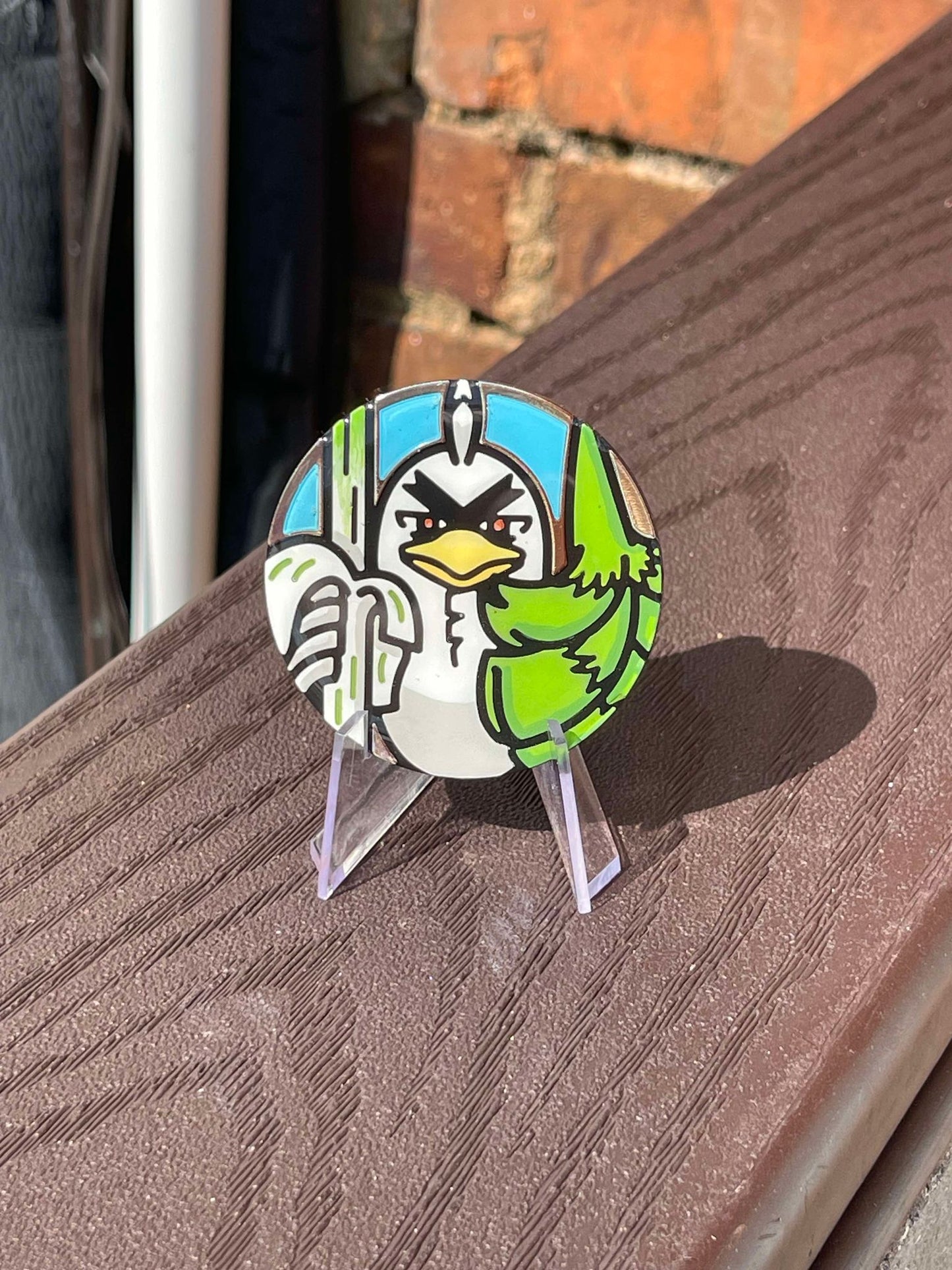 Sir'fetched Painted Pokemon Coin - Jumbo Ver. 1