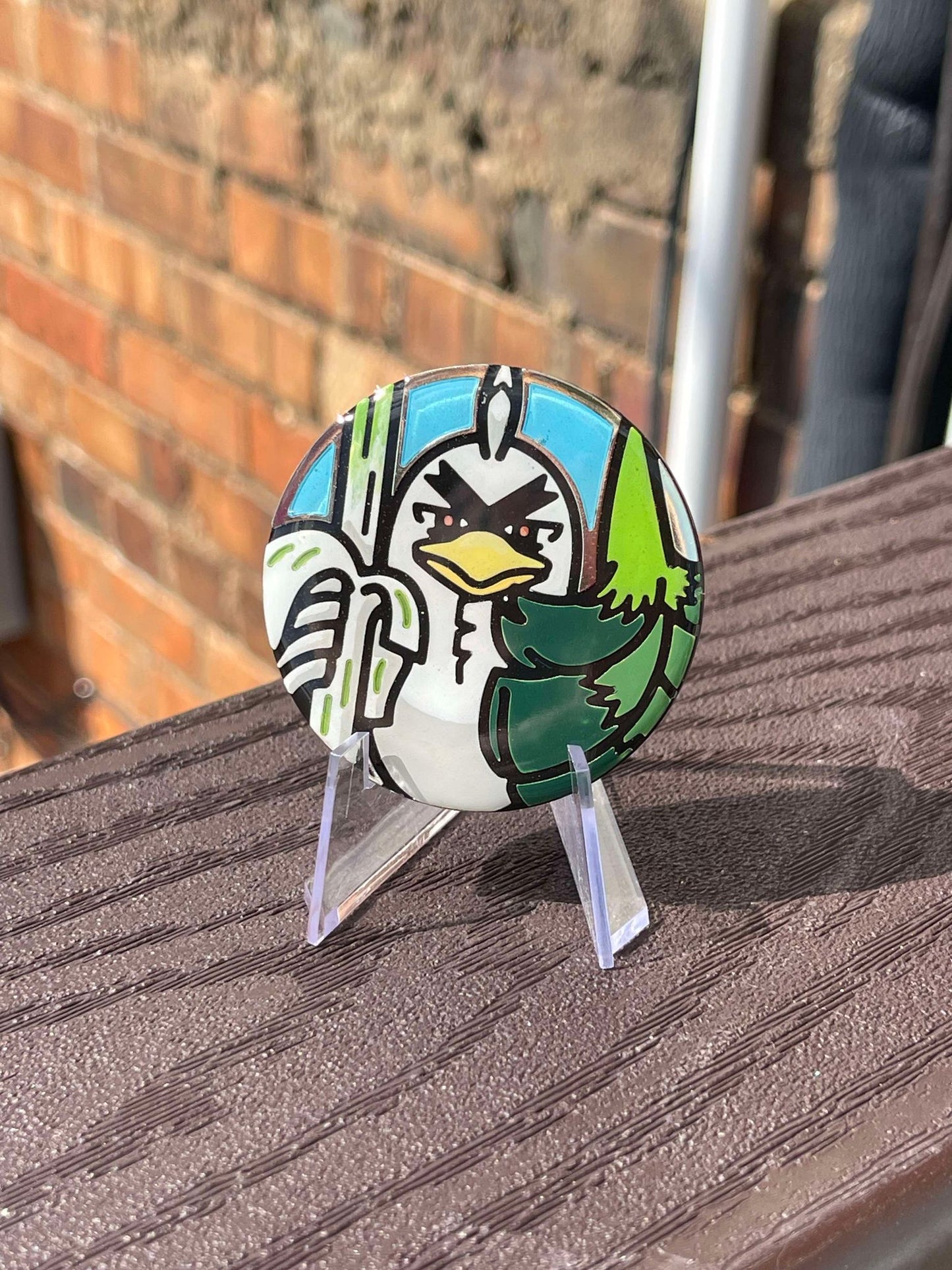 Sir'fetched Painted Pokemon Coin - Jumbo Ver. 2
