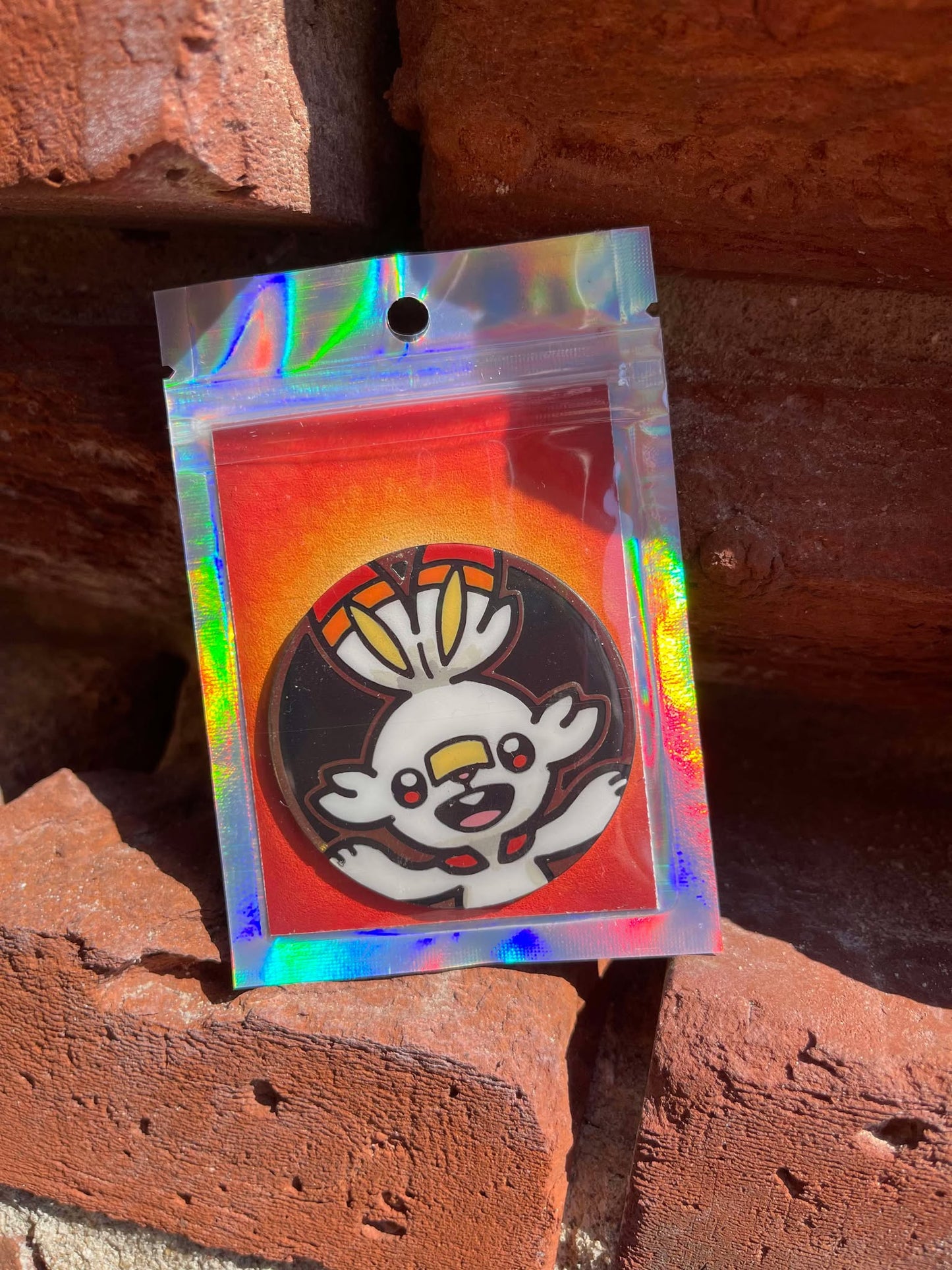 Scorbunny Painted Pokemon Coin - Jumbo Classic