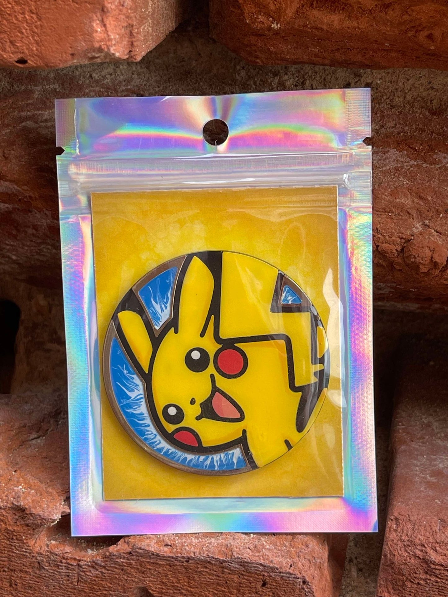 Pikachu Painted Pokemon Coin - Jumbo Variant