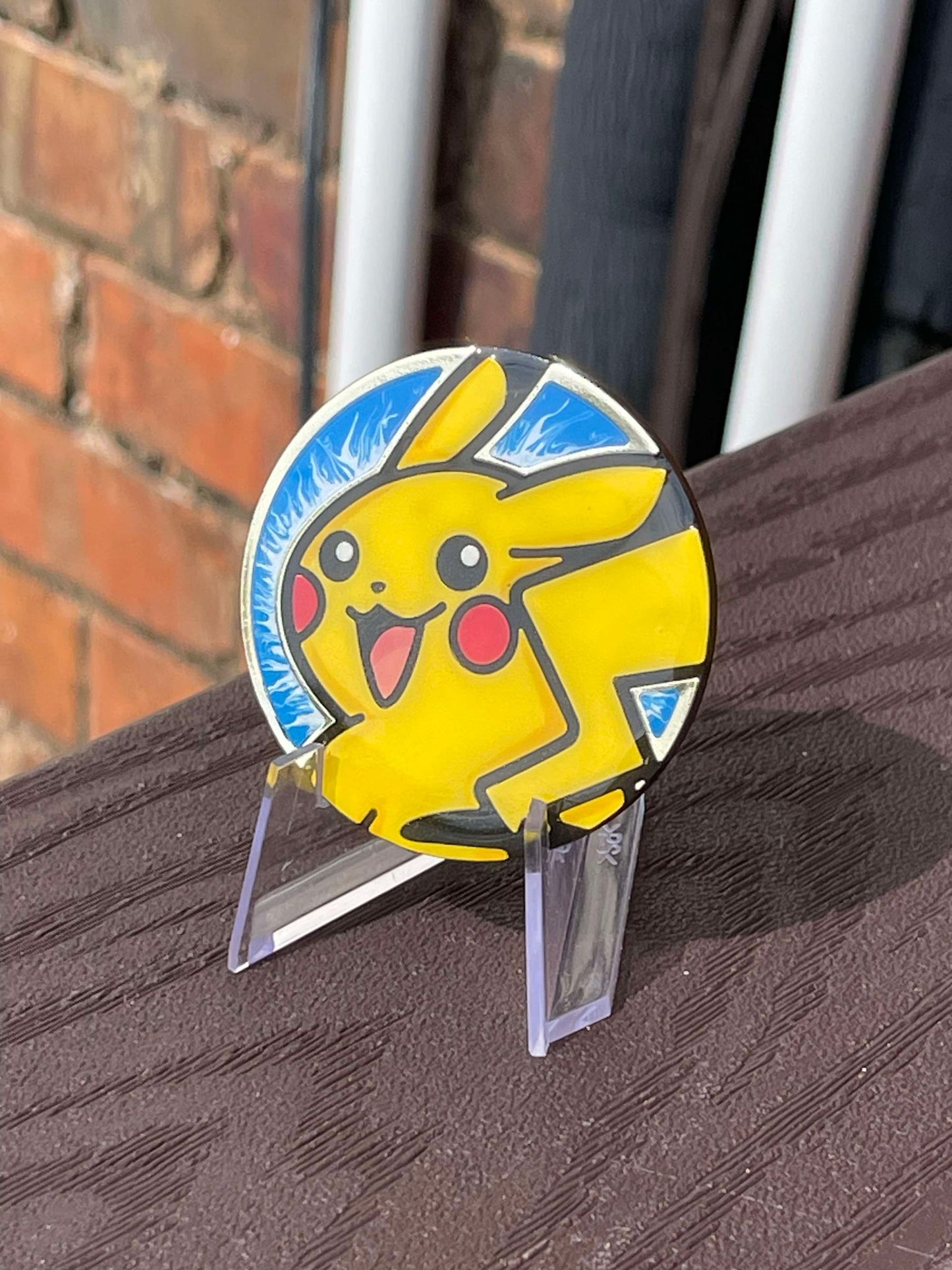 Pikachu Painted Pokemon Coin - Jumbo Variant