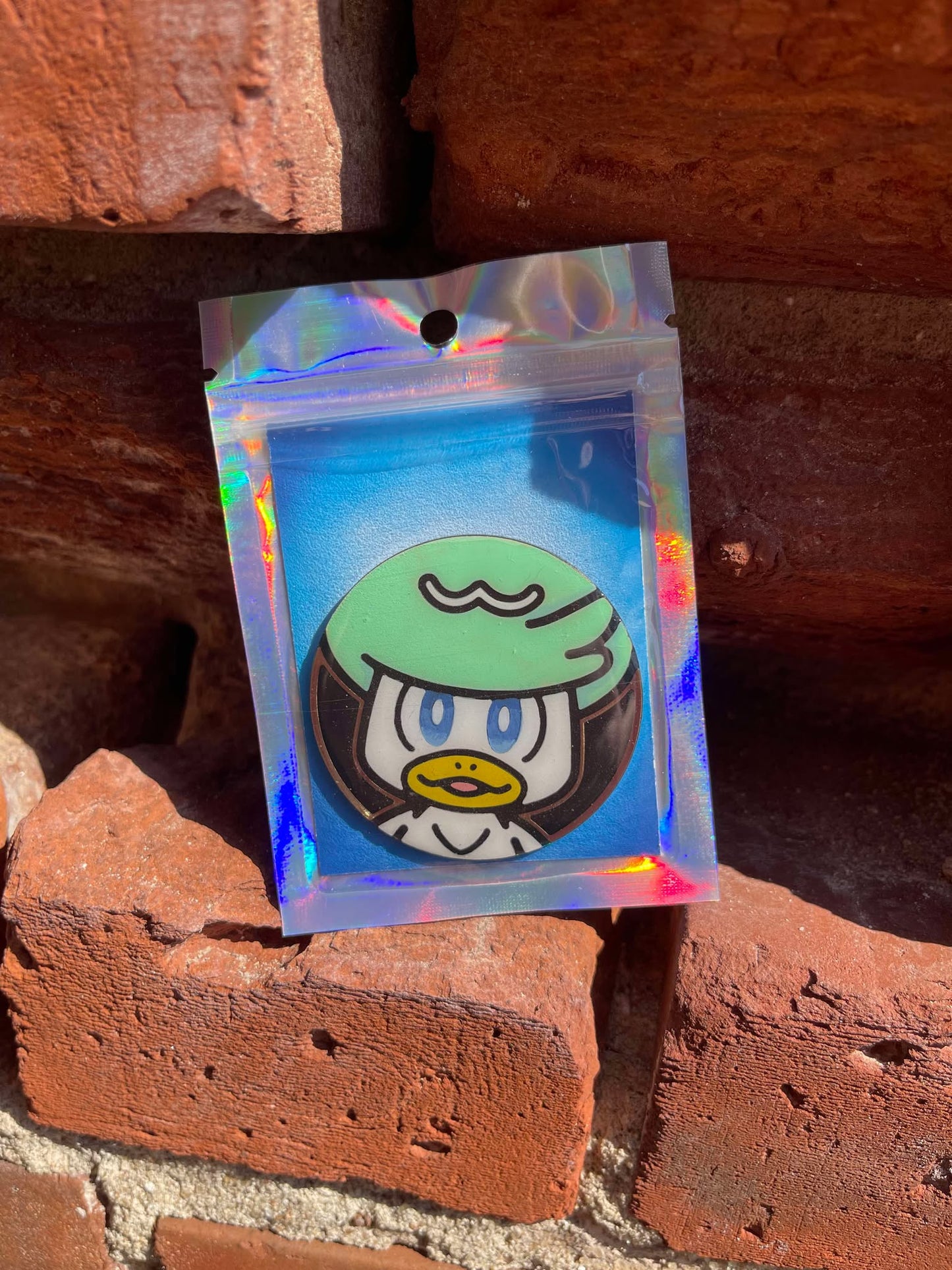 Shiny Quaxly Painted Pokemon Coin - Jumbo Classic